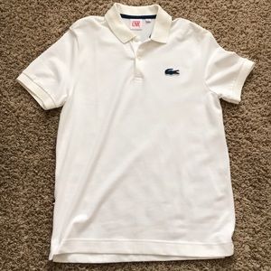 New Lacoste white polo size 4 (small)
